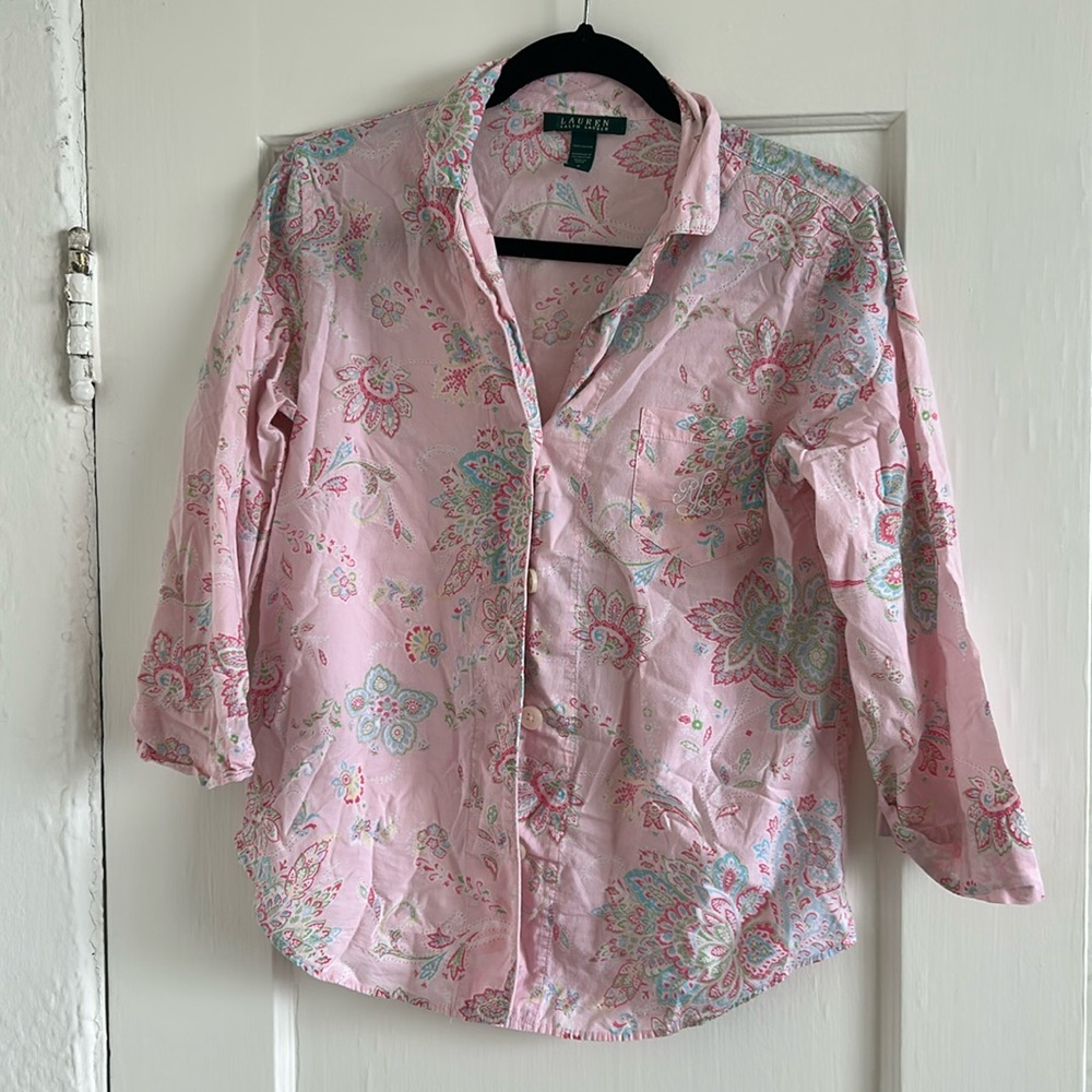 Ralph Lauren Floral Button Down